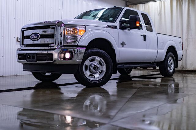 2011 Ford F-250 4x4 Super Cab XLT Diesel BCam Red Deer AB