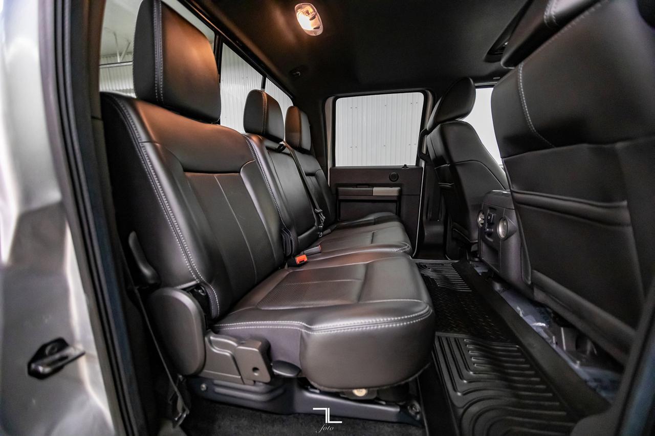 2011 Ford F-350 4x4 Crew Cab Lariat FX4 Diesel Leather Roof Nav Red Deer AB