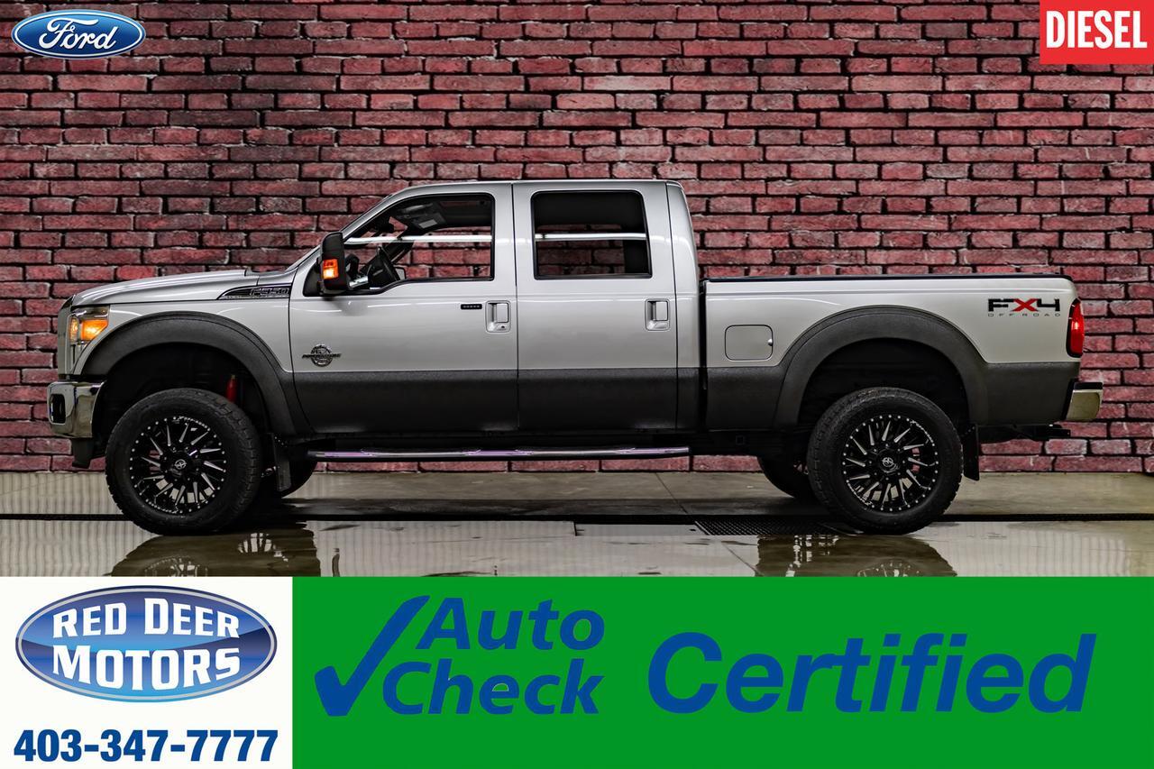 2011 Ford F-350 4x4 Crew Cab Lariat FX4 Diesel Leather Roof Nav