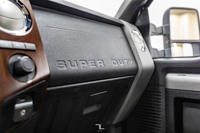 2011 Ford F-350 4x4 Crew Cab Lariat FX4 Diesel Leather Roof Nav Red Deer AB