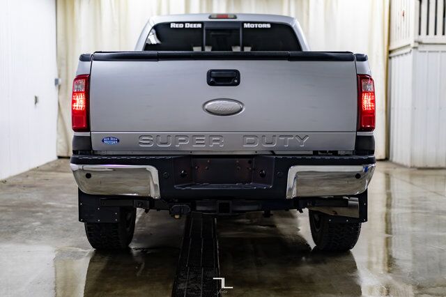 2011 Ford F-350 4x4 Crew Cab Lariat FX4 Diesel Leather Roof Nav Red Deer AB