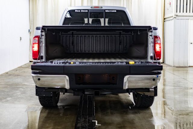 2011 Ford F-350 4x4 Crew Cab Lariat FX4 Diesel Leather Roof Nav Red Deer AB