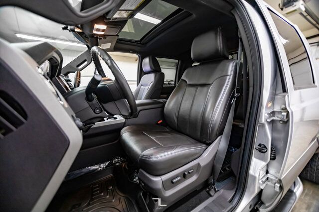 2011 Ford F-350 4x4 Crew Cab Lariat FX4 Diesel Leather Roof Nav Red Deer AB