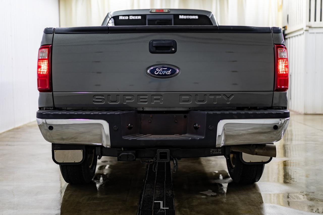 2011 Ford F-350 4x4 Crew Cab Lariat FX4 Longbox Diesel Leather Red Deer AB