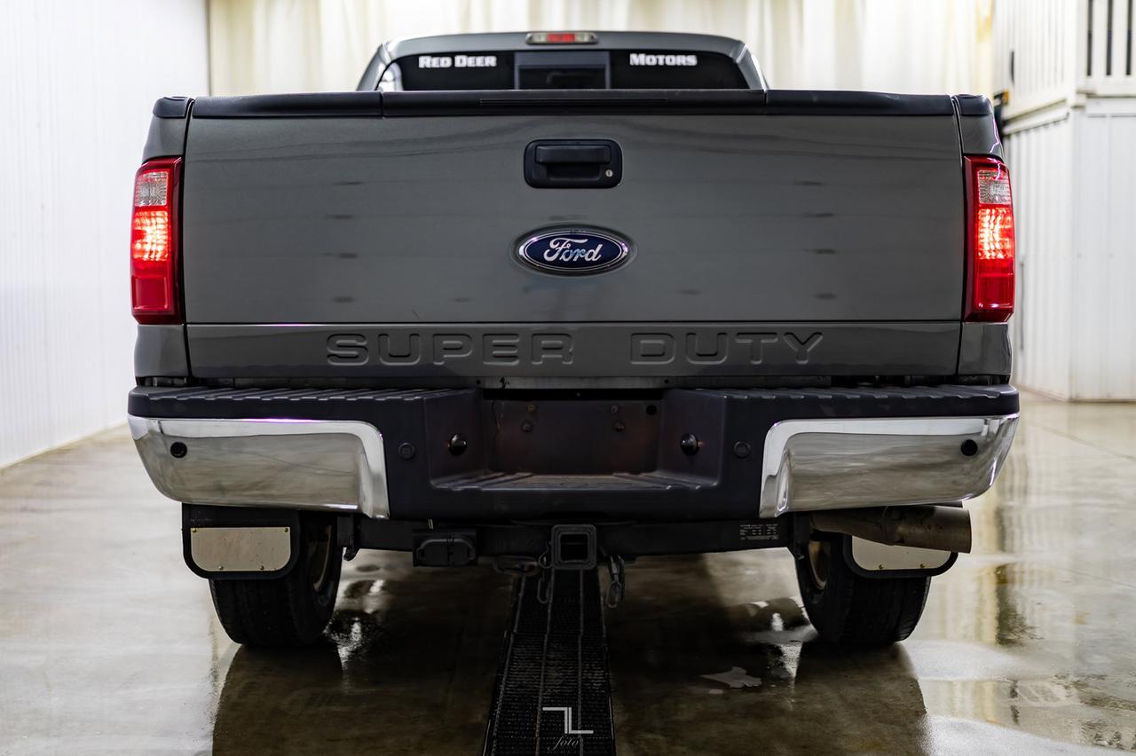 2011 Ford F-350 4x4 Crew Cab Lariat FX4 Longbox Diesel Leather Red Deer AB