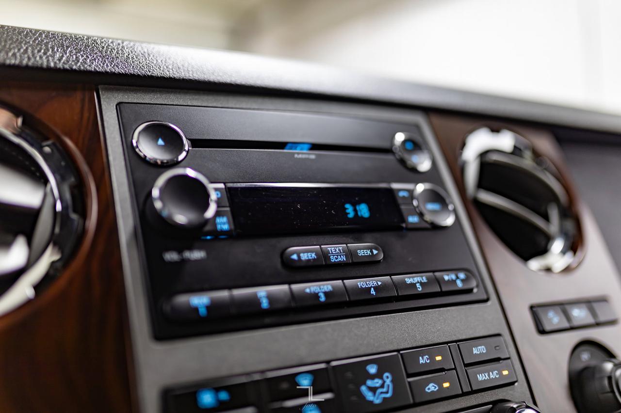 2011 Ford F-350 4x4 Crew Cab Lariat FX4 Longbox Diesel Leather Red Deer AB