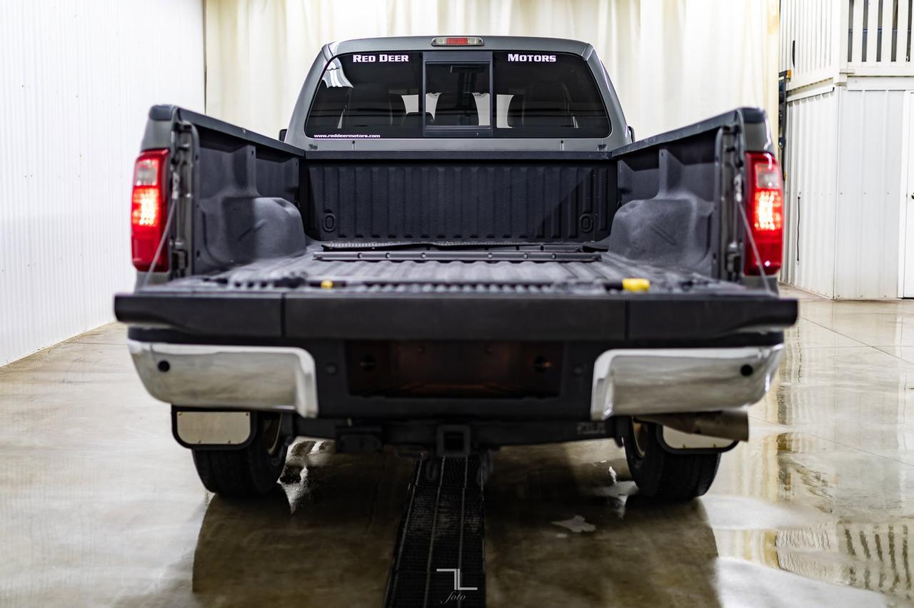 2011 Ford F-350 4x4 Crew Cab Lariat FX4 Longbox Diesel Leather Red Deer AB