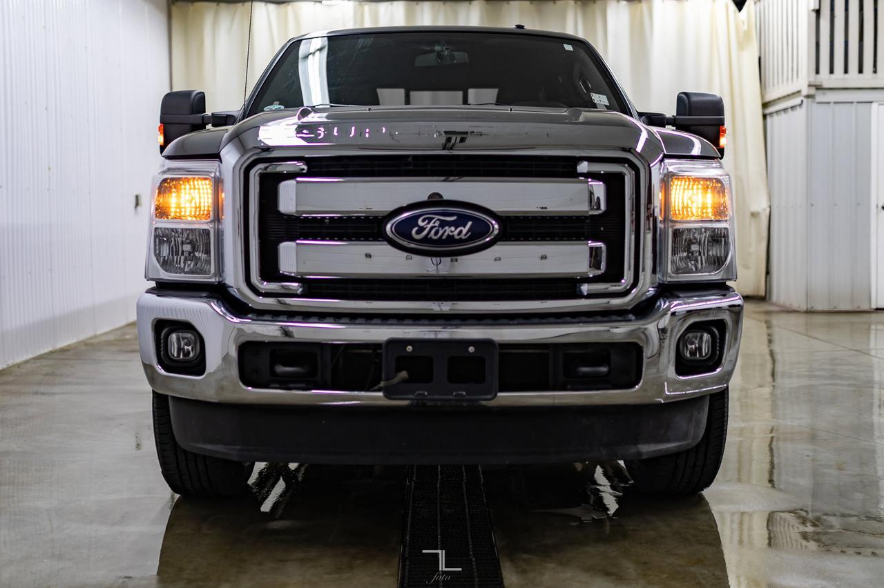 2011 Ford F-350 4x4 Crew Cab Lariat FX4 Longbox Diesel Leather Red Deer AB