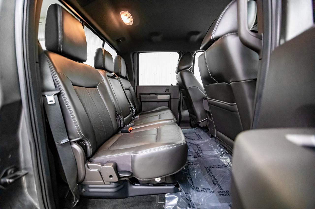 2011 Ford F-350 4x4 Crew Cab Lariat FX4 Longbox Diesel Leather Red Deer AB