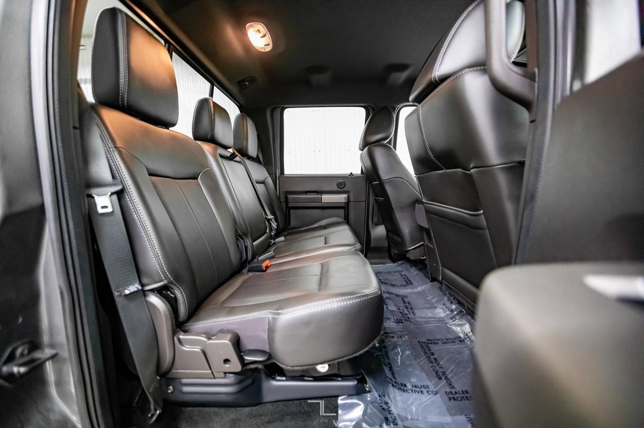 2011 Ford F-350 4x4 Crew Cab Lariat FX4 Longbox Diesel Leather Red Deer AB