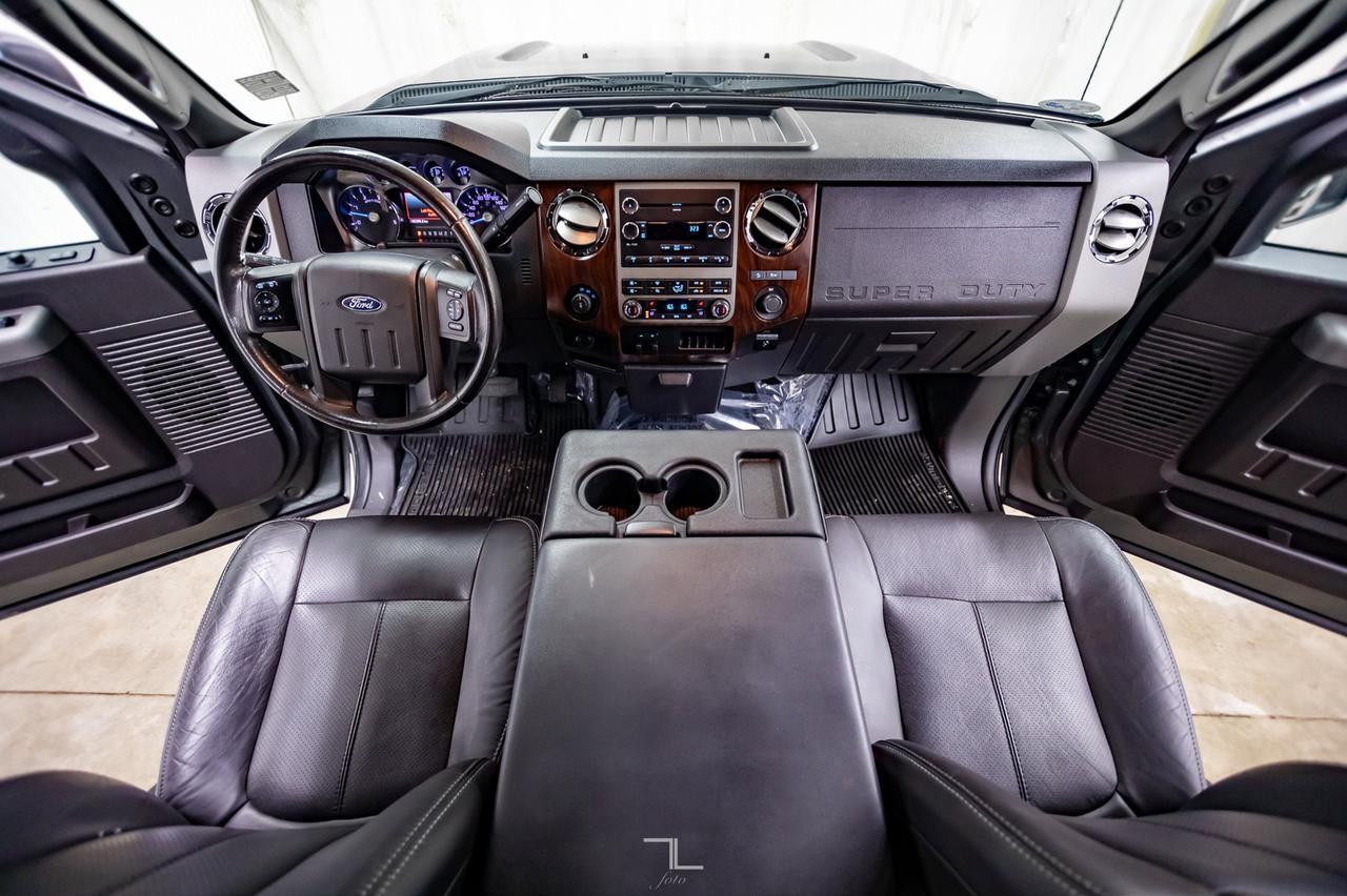 2011 Ford F-350 4x4 Crew Cab Lariat FX4 Longbox Diesel Leather Red Deer AB