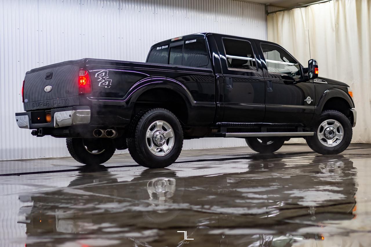 2011 Ford F-350 4x4 Crew Cab XLT Diesel BCam Red Deer AB