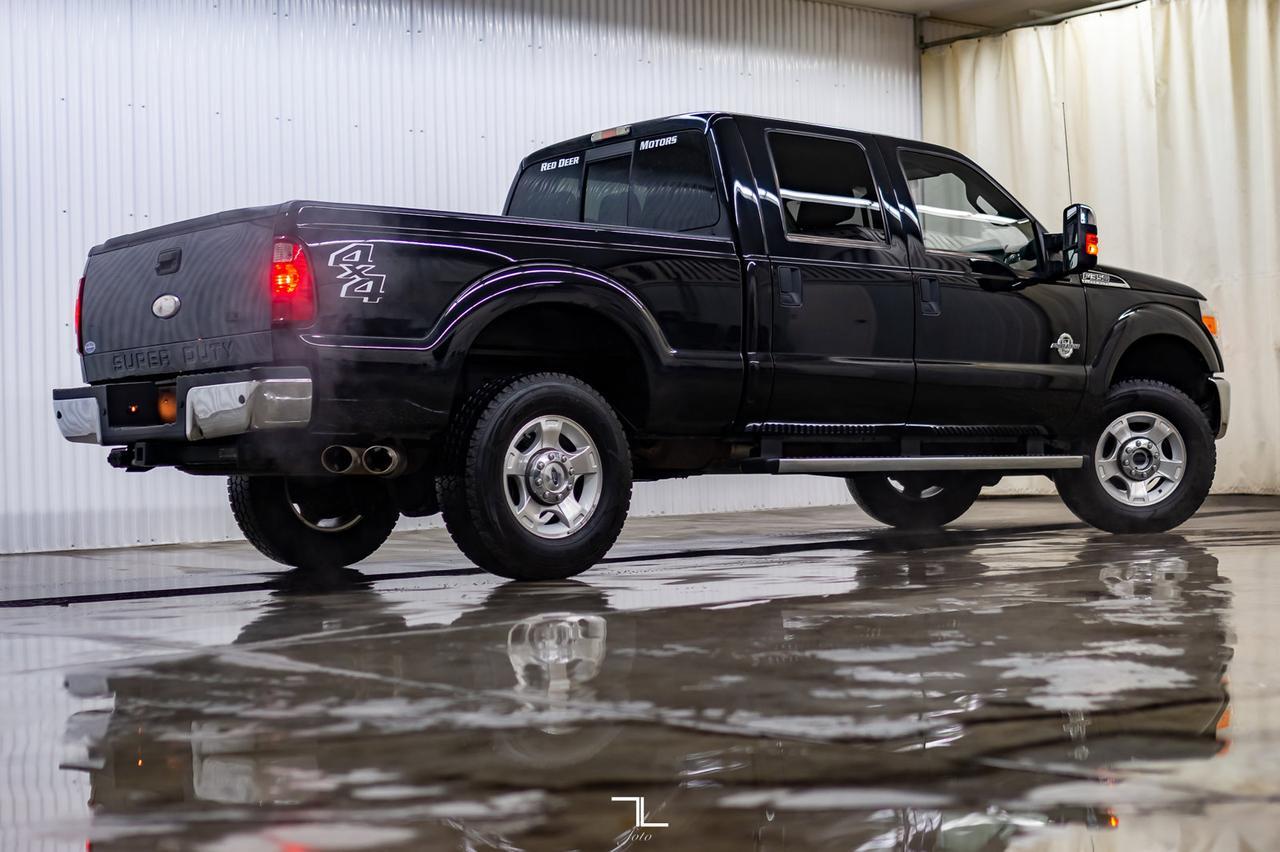 2011 Ford F-350 4x4 Crew Cab XLT Diesel BCam Red Deer AB