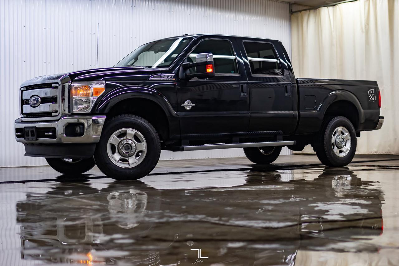 2011 Ford F-350 4x4 Crew Cab XLT Diesel BCam Red Deer AB