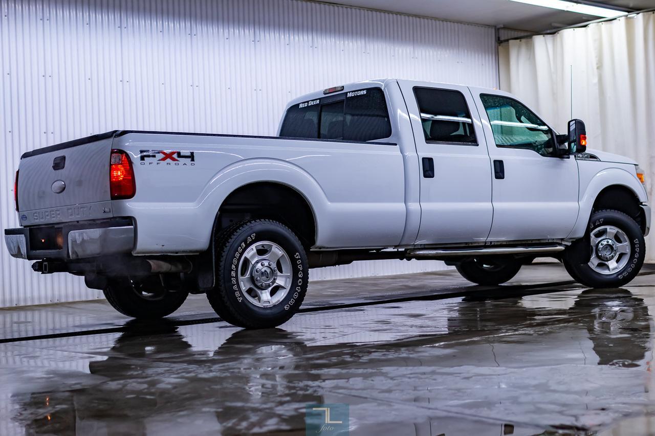 2011 Ford F-350 4x4 Crew Cab XLT FX4 Longbox BCam Red Deer AB