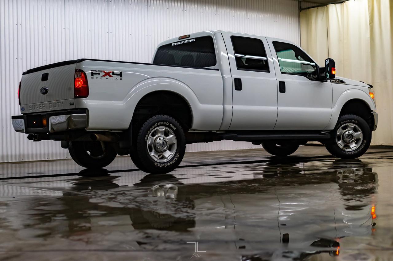2011 Ford F-350 4x4 Crew Cab XLT FX4 Red Deer AB