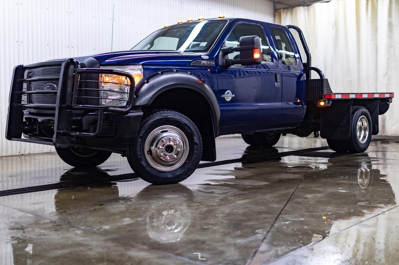 2011 Ford F-350 4x4 Super Cab XL Dually Deck Diesel Red Deer AB