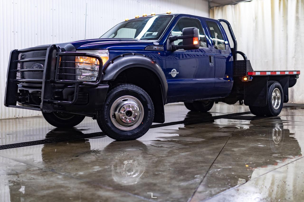 2011 Ford F-350 4x4 Super Cab XL Dually Deck Diesel Red Deer AB