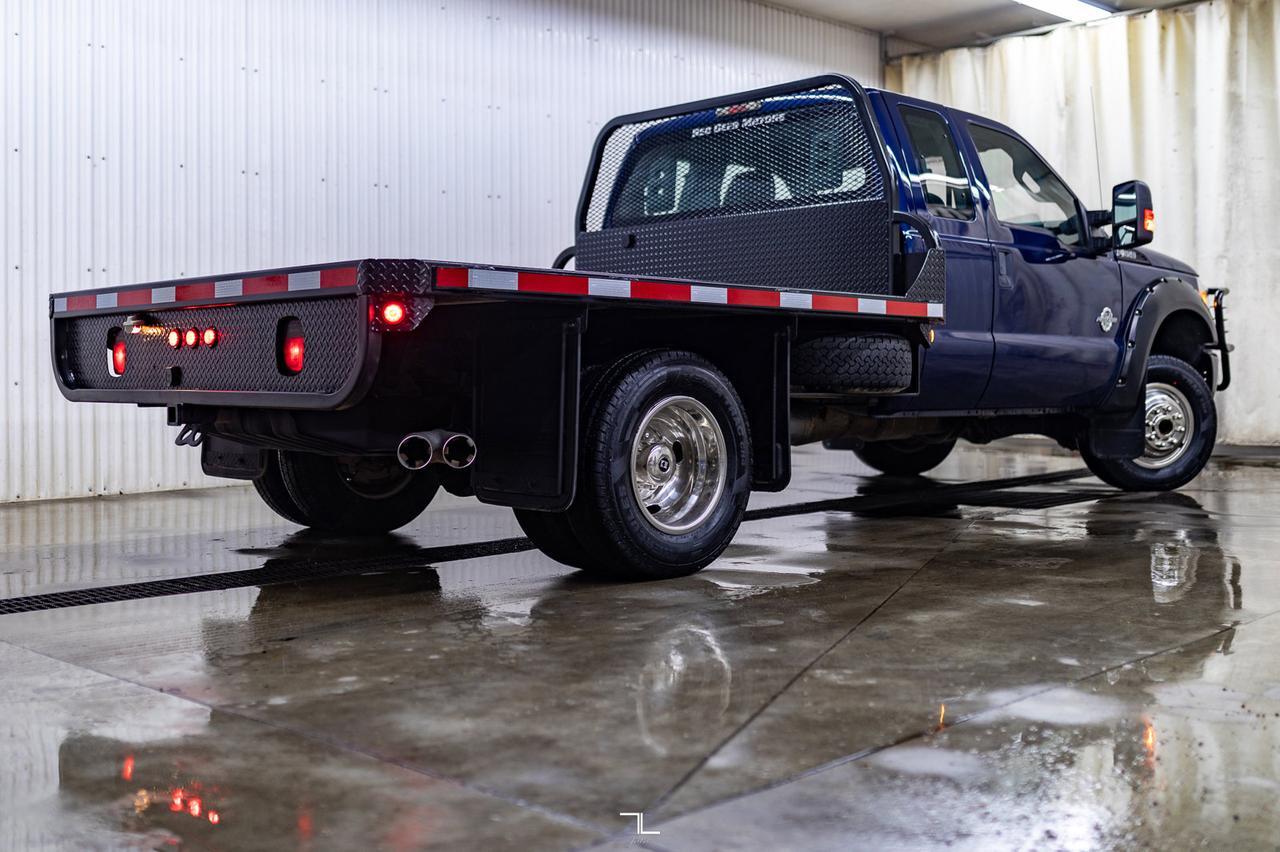 2011 Ford F-350 4x4 Super Cab XL Dually Deck Diesel Red Deer AB