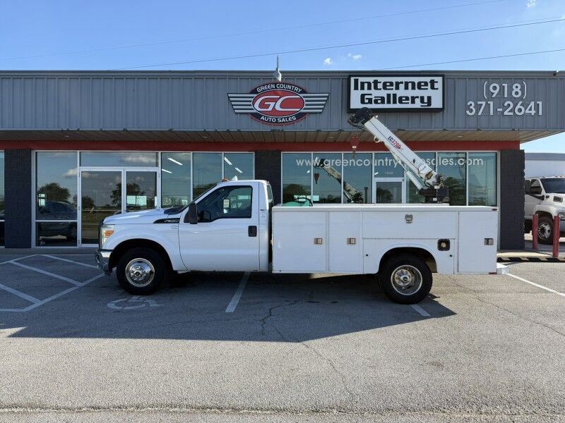 2011 Ford F-350 DRW Utility w/ Stelllar EC3200 Crane XL Collinsville OK