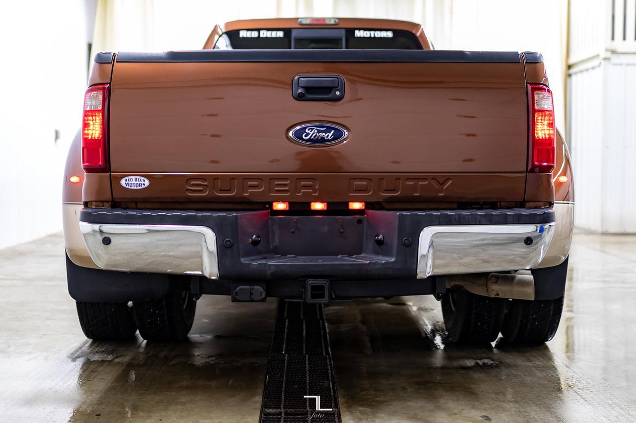 2011 Ford F-450 4x4 Crew Cab Lariat Dually Diesel Leather Roof BCam Red Deer AB