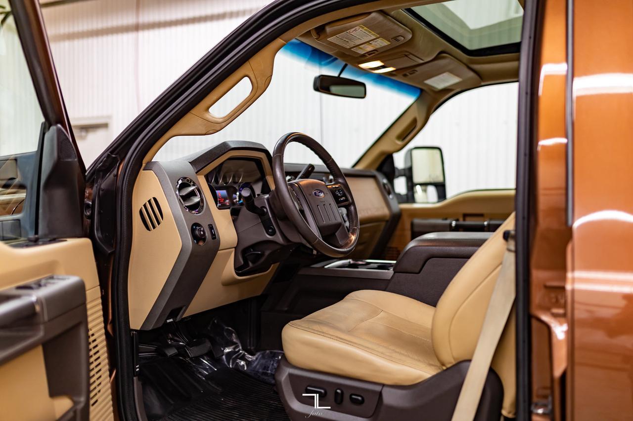 2011 Ford F-450 4x4 Crew Cab Lariat Dually Diesel Leather Roof BCam Red Deer AB