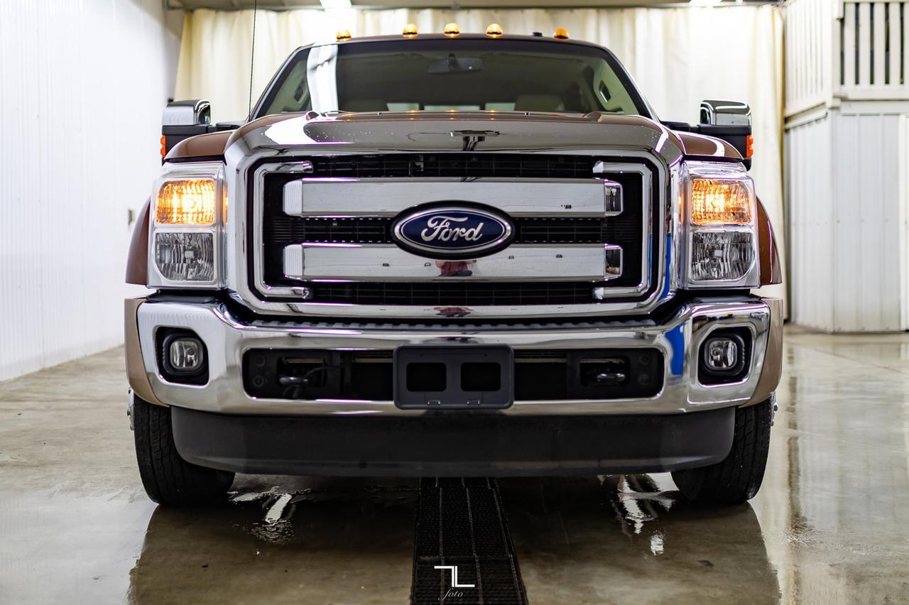 2011 Ford F-450 4x4 Crew Cab Lariat Dually Diesel Leather Roof BCam Red Deer AB