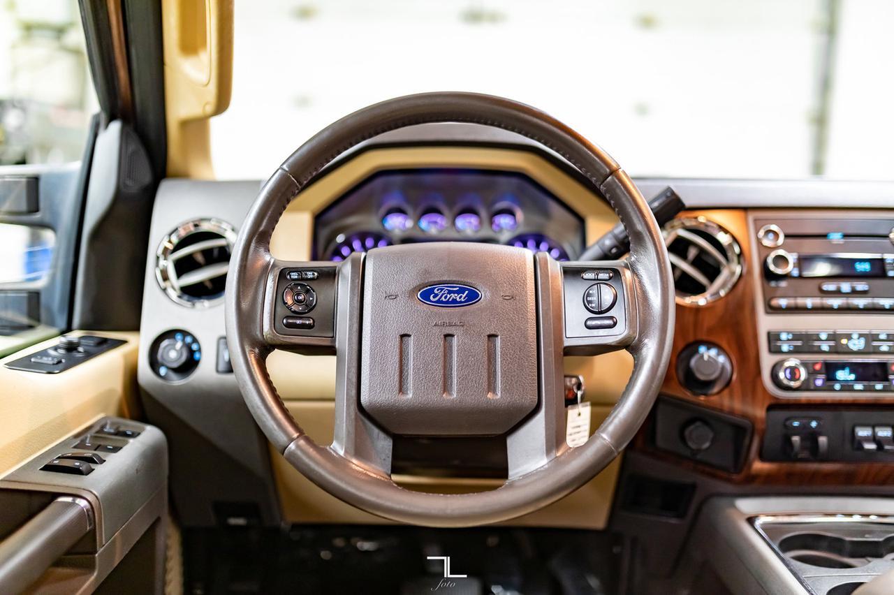 2011 Ford F-450 4x4 Crew Cab Lariat Dually Diesel Leather Roof BCam Red Deer AB