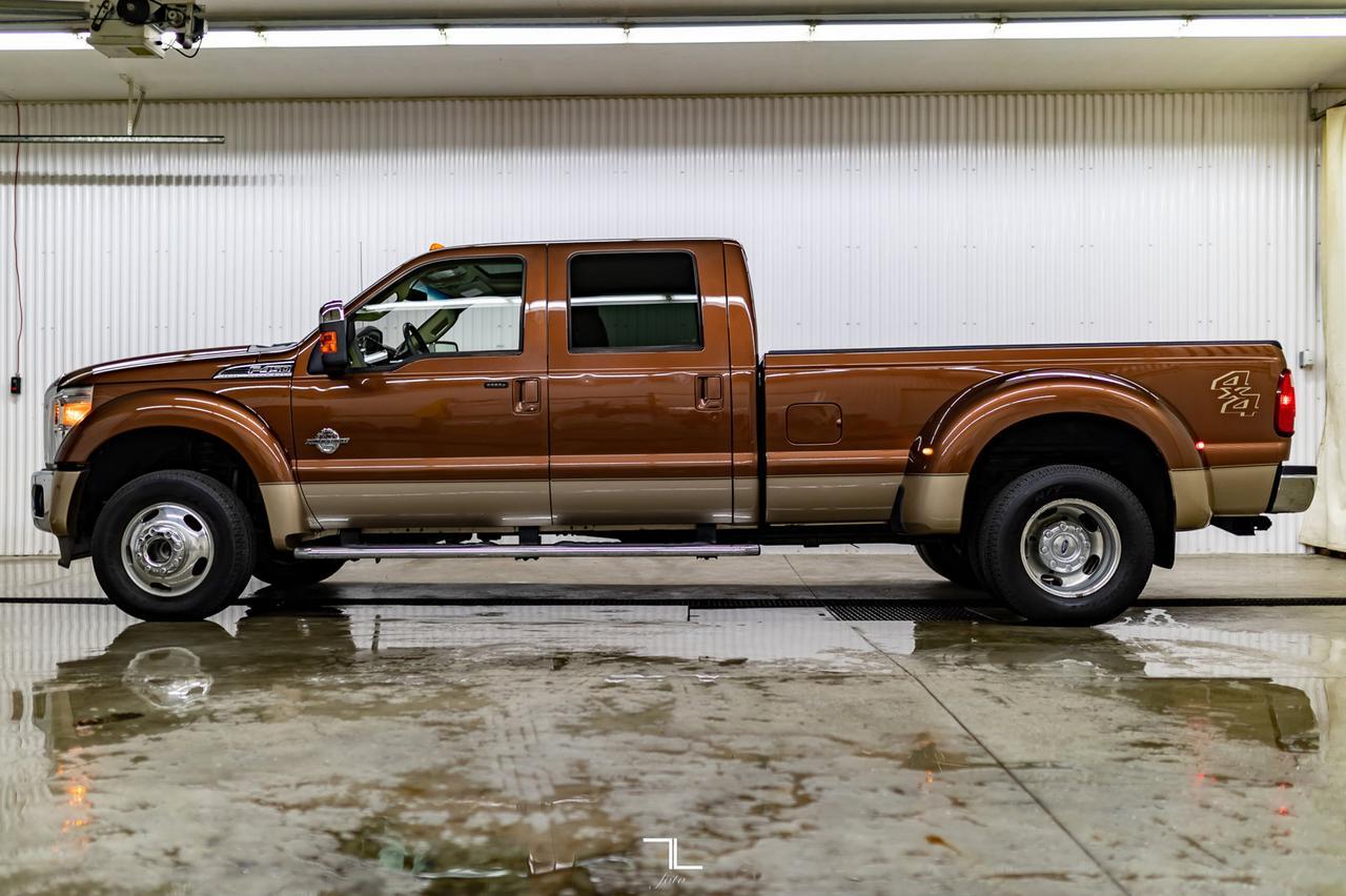 2011 Ford F-450 4x4 Crew Cab Lariat Dually Diesel Leather Roof BCam Red Deer AB