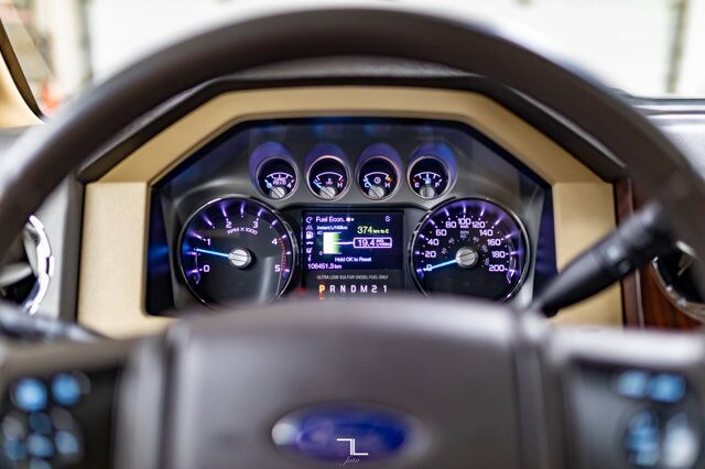 2011 Ford F-450 4x4 Crew Cab Lariat Dually Diesel Leather Roof BCam Red Deer AB