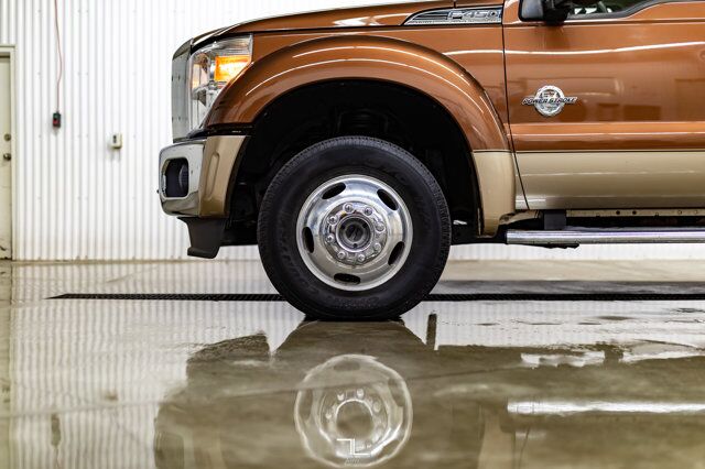 2011 Ford F-450 4x4 Crew Cab Lariat Dually Diesel Leather Roof BCam Red Deer AB