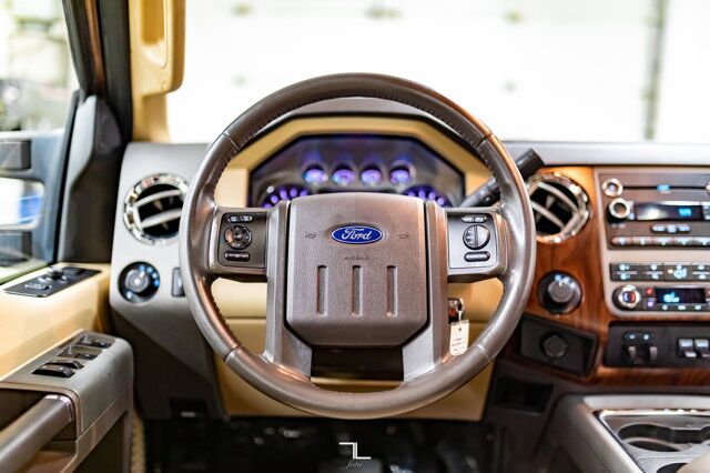 2011 Ford F-450 4x4 Crew Cab Lariat Dually Diesel Leather Roof BCam Red Deer AB