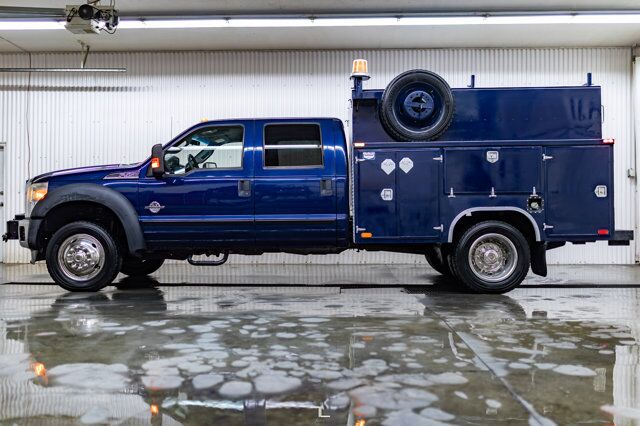 2011 Ford F-450 4x4 Crew Cab XLT Mechanics/Service Box Diesel Red Deer AB