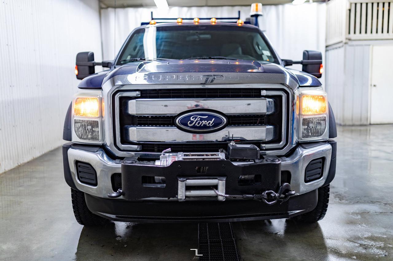 2011 Ford F-450 4x4 Crew Cab XLT Mechanics/Service Box Diesel Red Deer AB