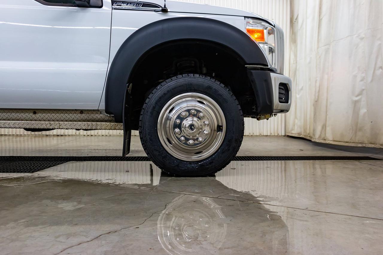 2011 Ford F-450 4x4 Super Cab XLT Deck Power Tailgate Red Deer AB