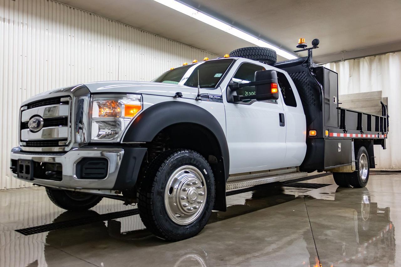 2011 Ford F-450 4x4 Super Cab XLT Deck Power Tailgate Red Deer AB