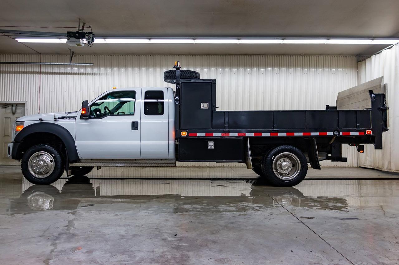 2011 Ford F-450 4x4 Super Cab XLT Deck Power Tailgate Red Deer AB