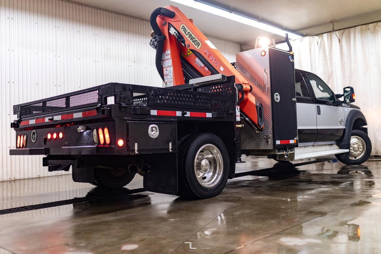 2011 Ford F-550 4x4 Crew Cab XLT Picker Diesel Red Deer AB