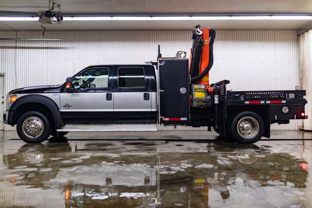 2011 Ford F-550 4x4 Crew Cab XLT Picker Diesel Red Deer AB