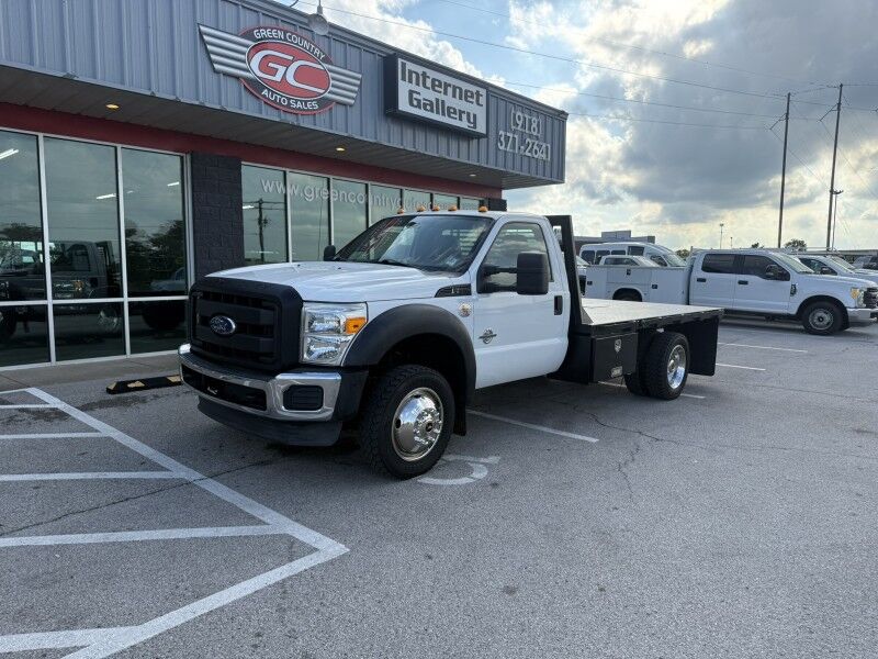 2011 Ford F-550 Diesel Flatbed 47k exempt mi's XL Collinsville OK