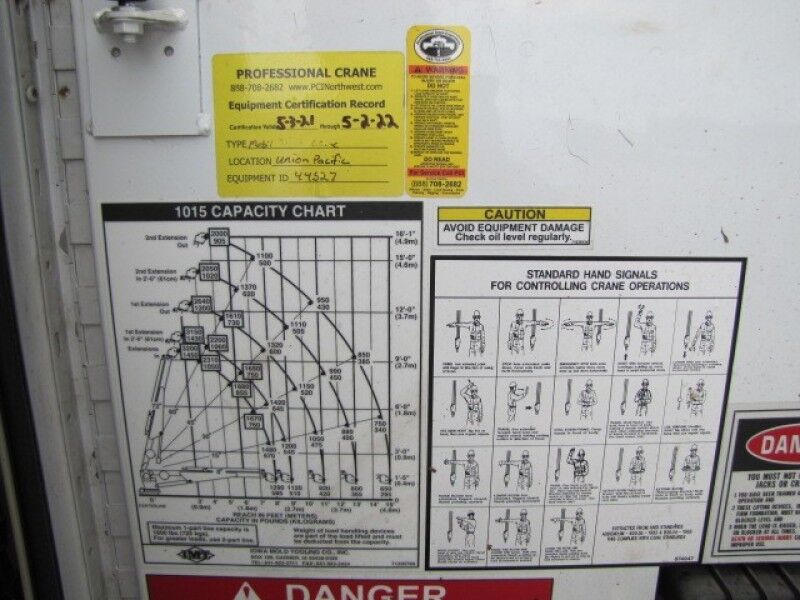 2011 Ford F-550 Diesel Mechanics Utility IMT 1015 Crane XL Collinsville OK