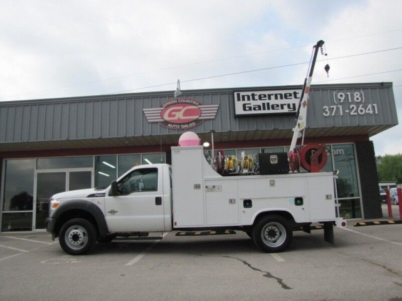 2011 Ford F-550 Diesel Mechanics Utility IMT 1015 Crane XL Collinsville OK