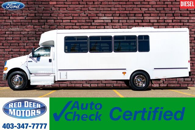 2011 Ford F-650 Glaval Bus Diesel 22 Passenger Red Deer AB