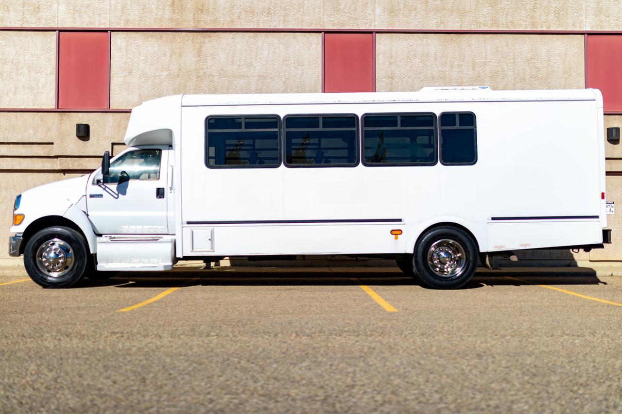 2011 Ford F-650 Glaval Bus Diesel 22 Passenger Red Deer AB