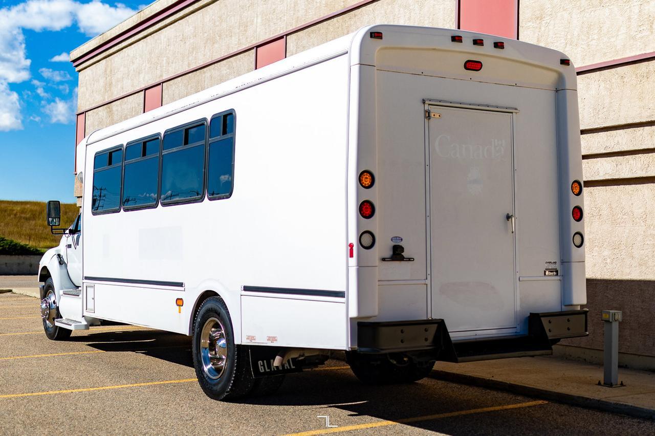 2011 Ford F-650 Glaval Bus Diesel 22 Passenger Red Deer AB
