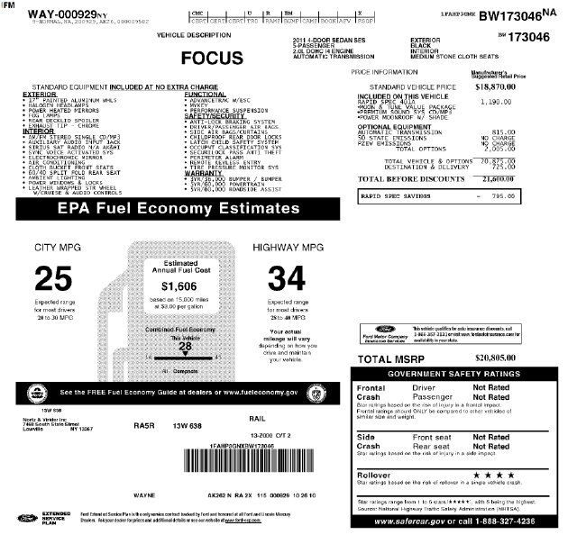 2011 Ford Focus SES Raleigh NC