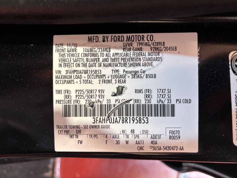 2011 Ford Fusion SEL Franklin OH