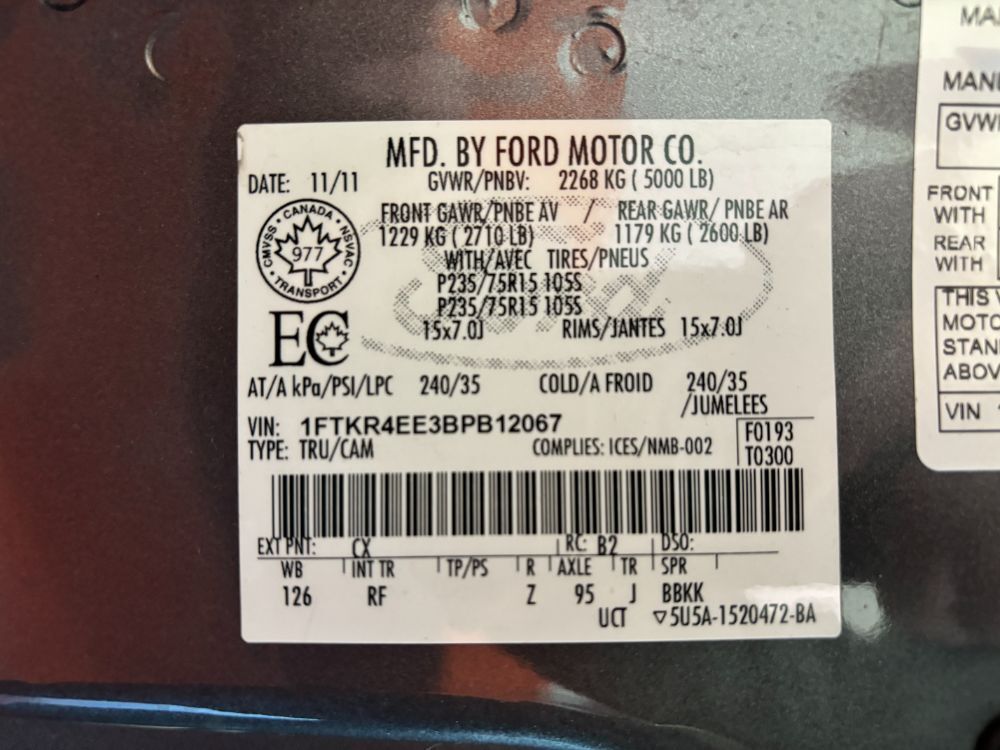 2011 Ford Ranger Sport Franklin OH