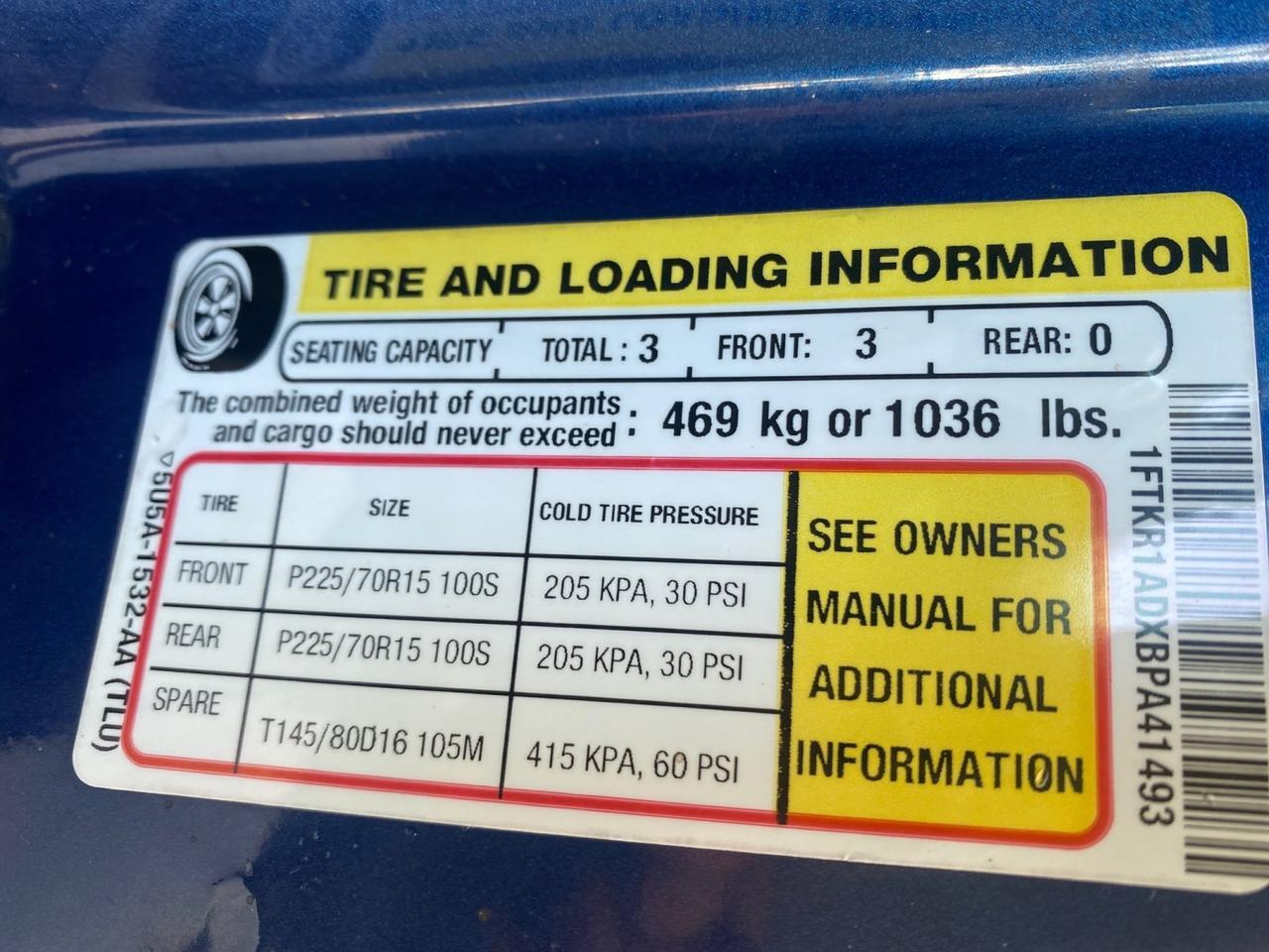 2011 Ford Ranger XL LOW MILES 22,154 1 OWNER Pompano Beach FL