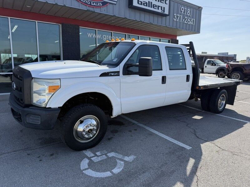 2011 Ford Super Crew F-350 DRW 4x4 Flatbed